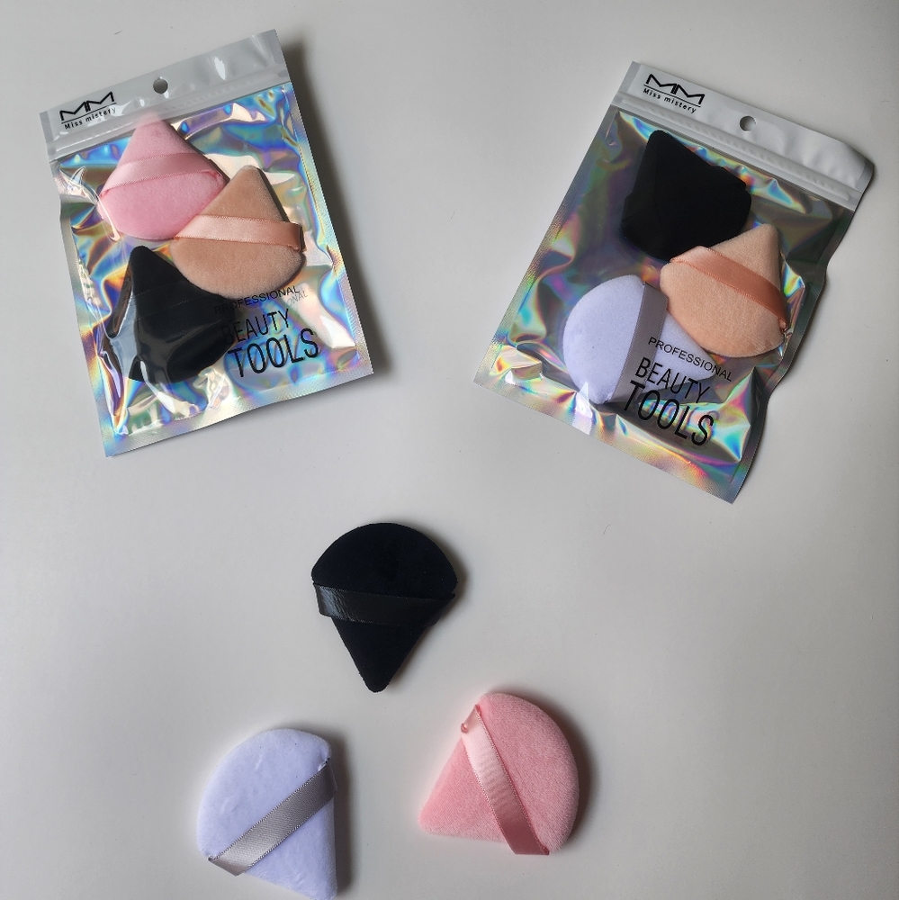 Makeup pwder puff triangle